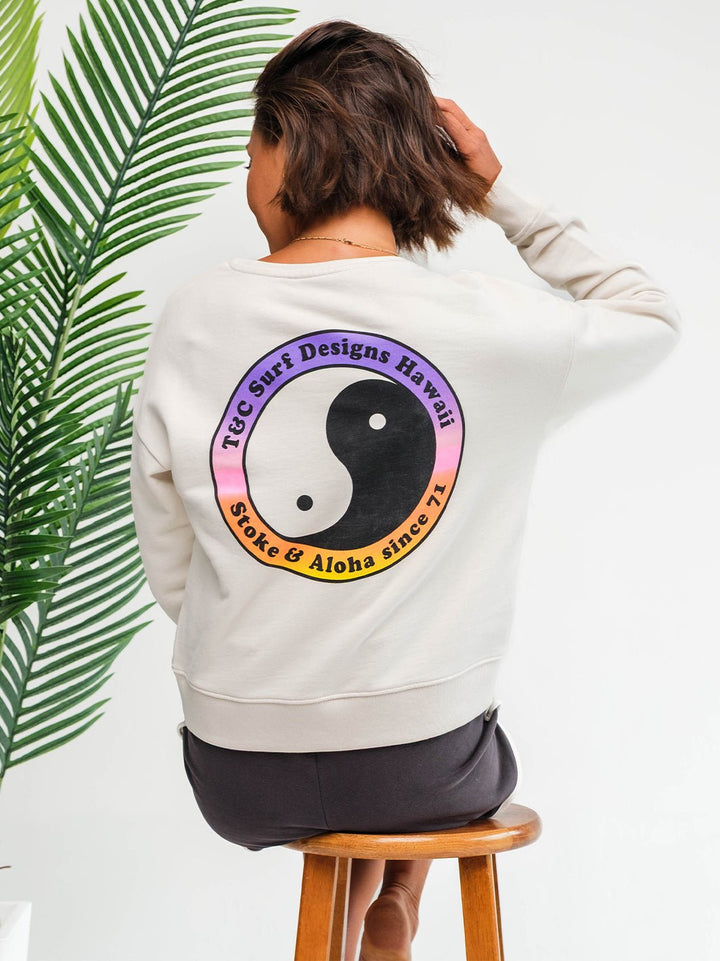 Europe Yin Yang 71 Crew Sweatshirt - T&C Surf Designs