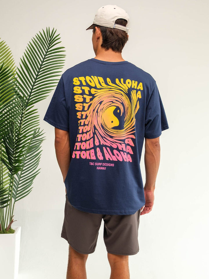 T&C Surf Designs Europe Twisted Print Tee,
