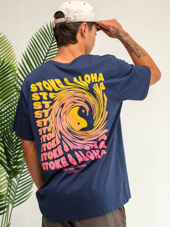 T&C Surf Designs Europe Twisted Print Tee,