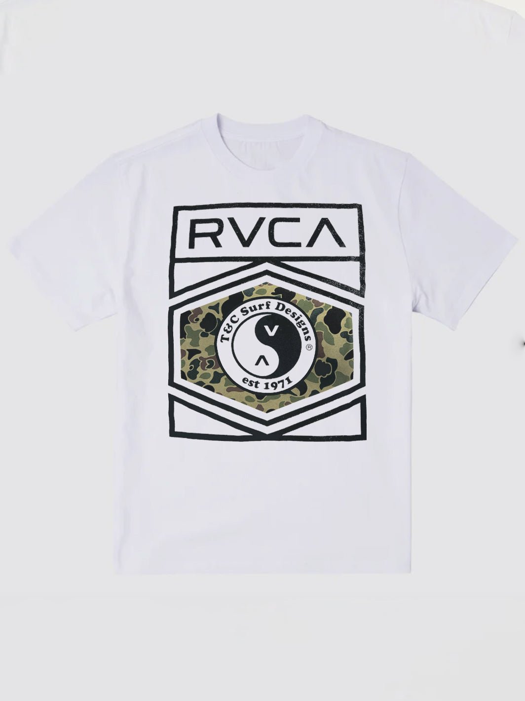 T&C Surf Designs T&C Surf x RVCA Hex Portal Tee,