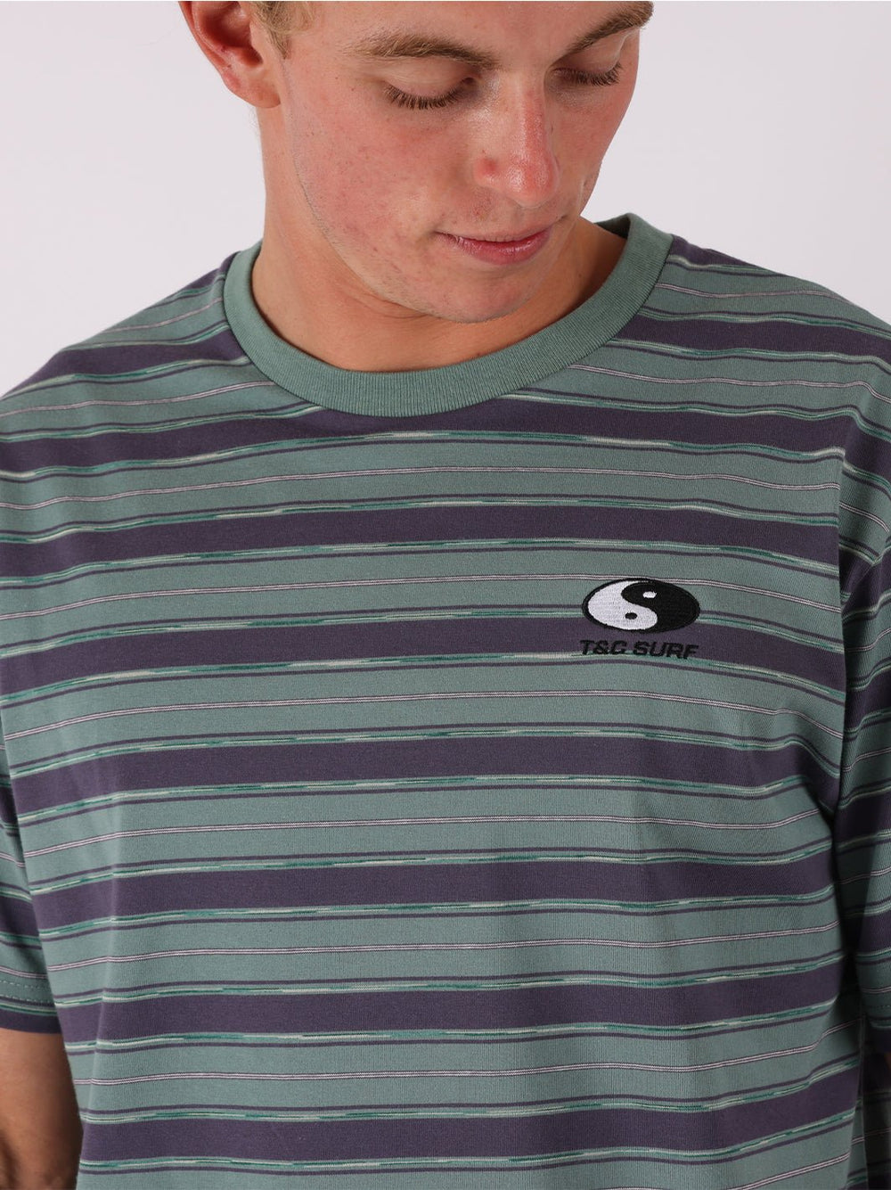 Australia Koa Stripe Tee - T&C Surf Designs