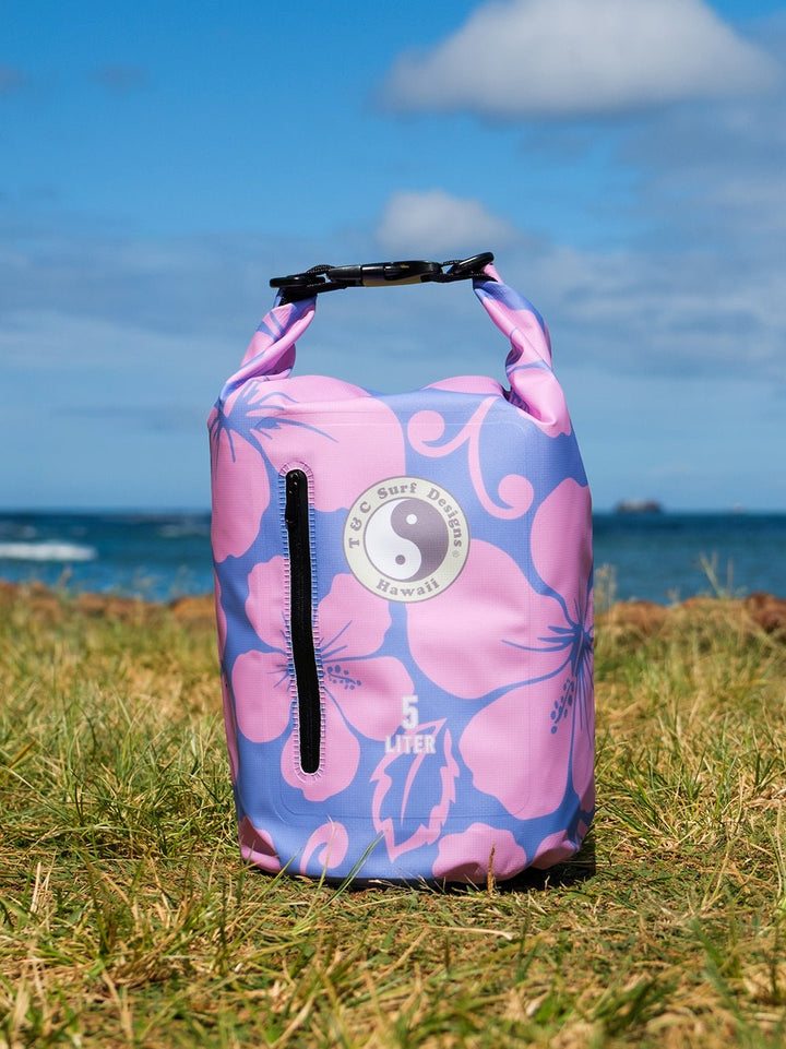 Hibiscus Band 5L Dry Bag - T&C Surf Designs