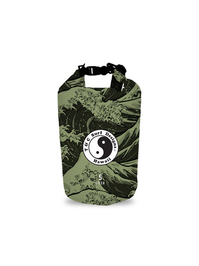 T&C Surf Designs T&C Surf Tsunami 5L Dry Bag, Olive