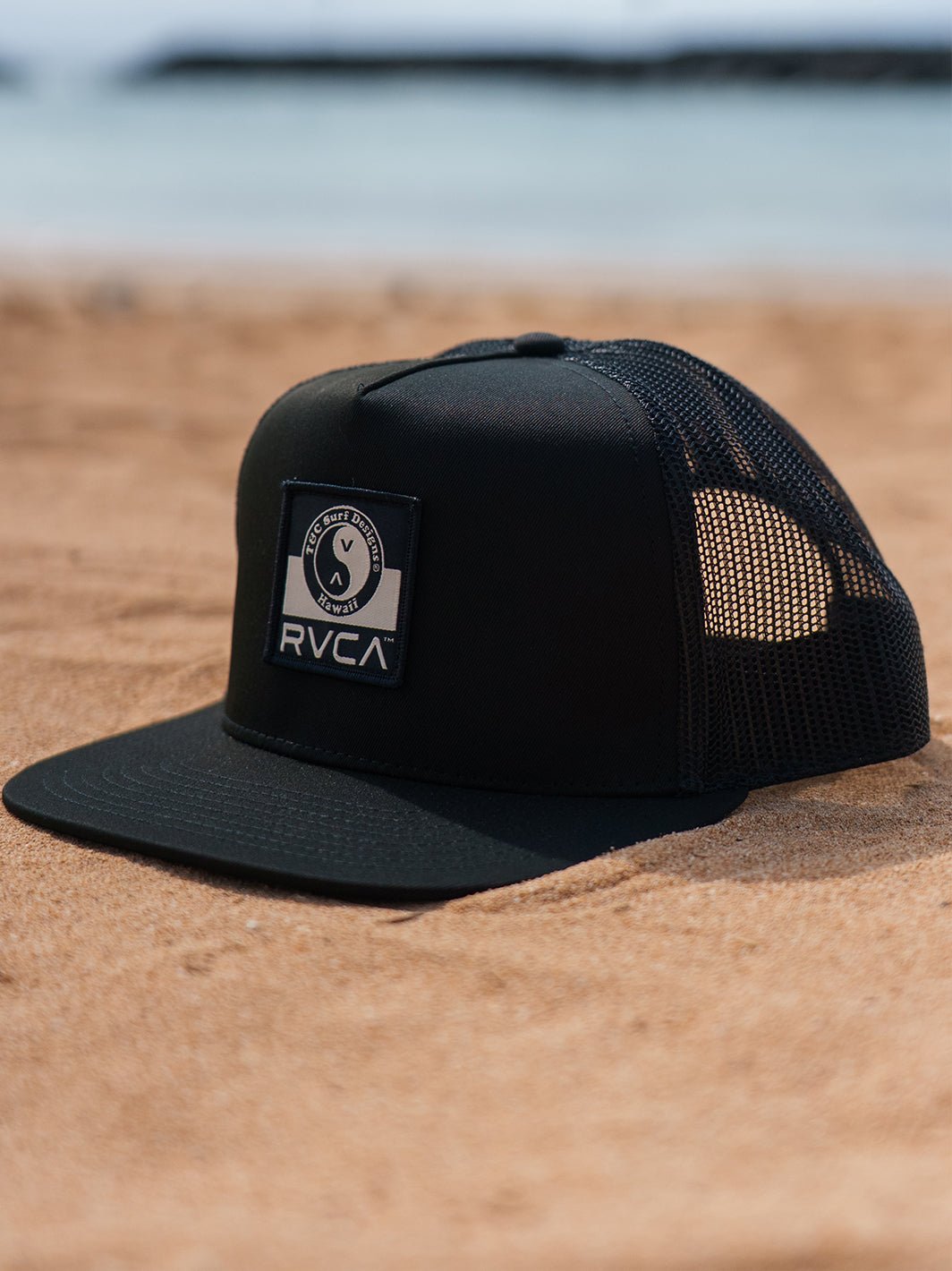 RVCA All The Way Trucker Hat - Men's Hats in Smoke | Buckle RVCA All The Way Trucker Hat - Men's Hats in Smoke | Buckle