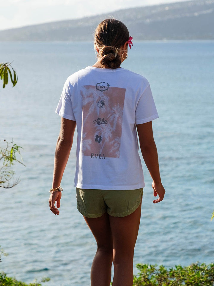 T&C Surf x RVCA Photo Stacked HI Tee - T&C Surf Designs