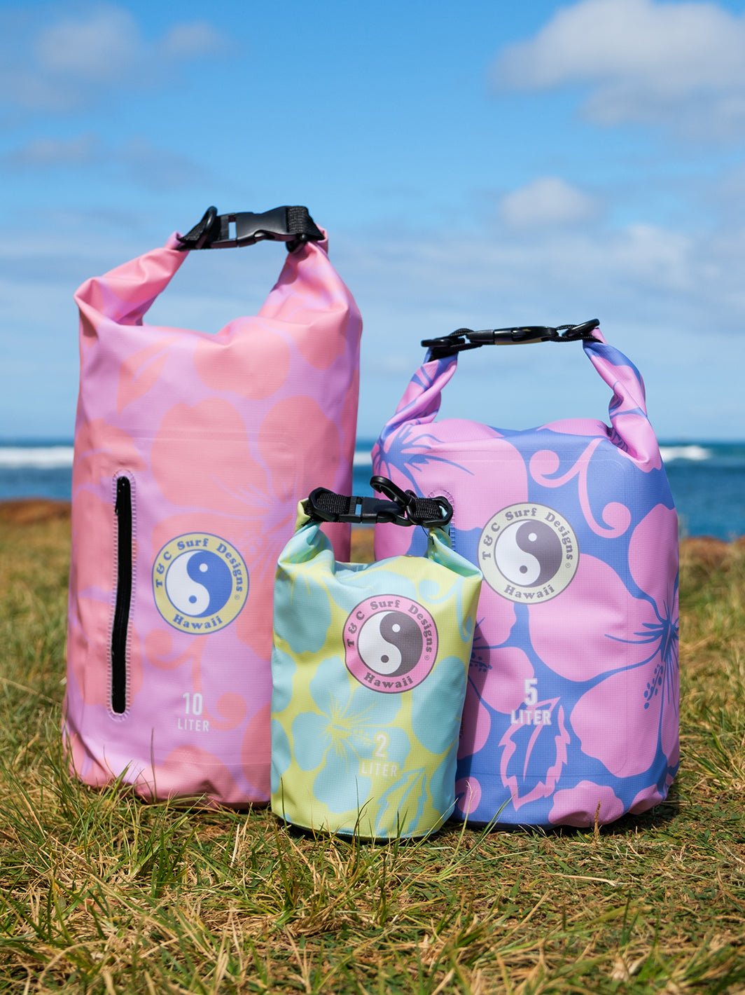 Hibiscus Band 5L Dry Bag - T&C Surf Designs