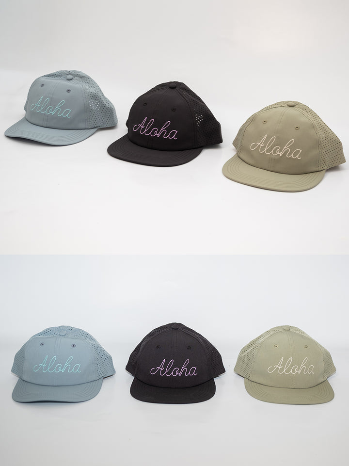 Cursive Aloha Cap