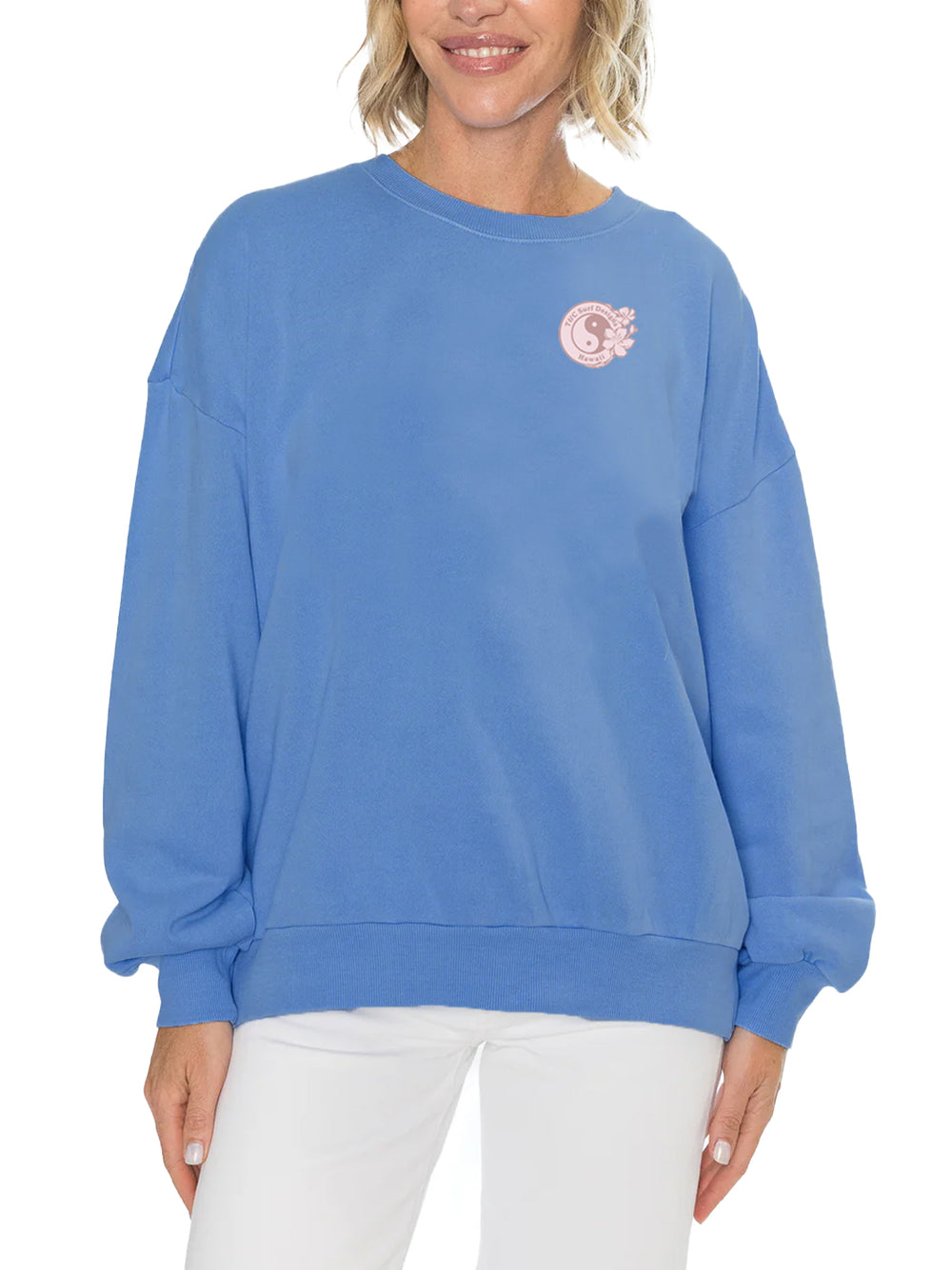 T&C Surf Designs Sakura Season Boyfriend Sweatshirt,