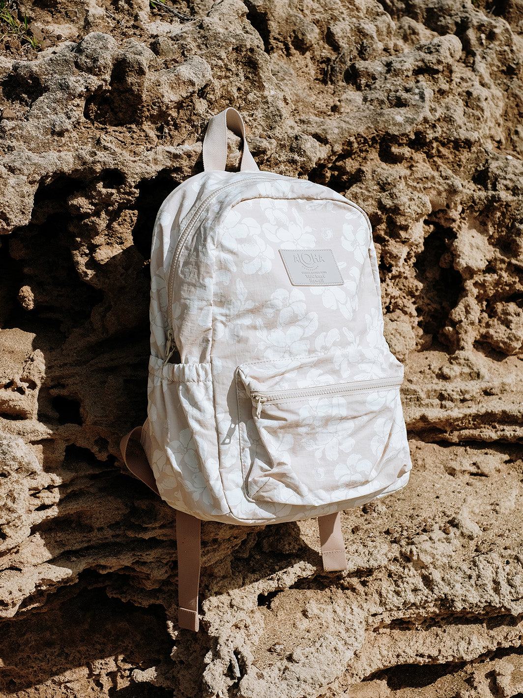 Aloha Collection Puakenikeni Distressed Backpack