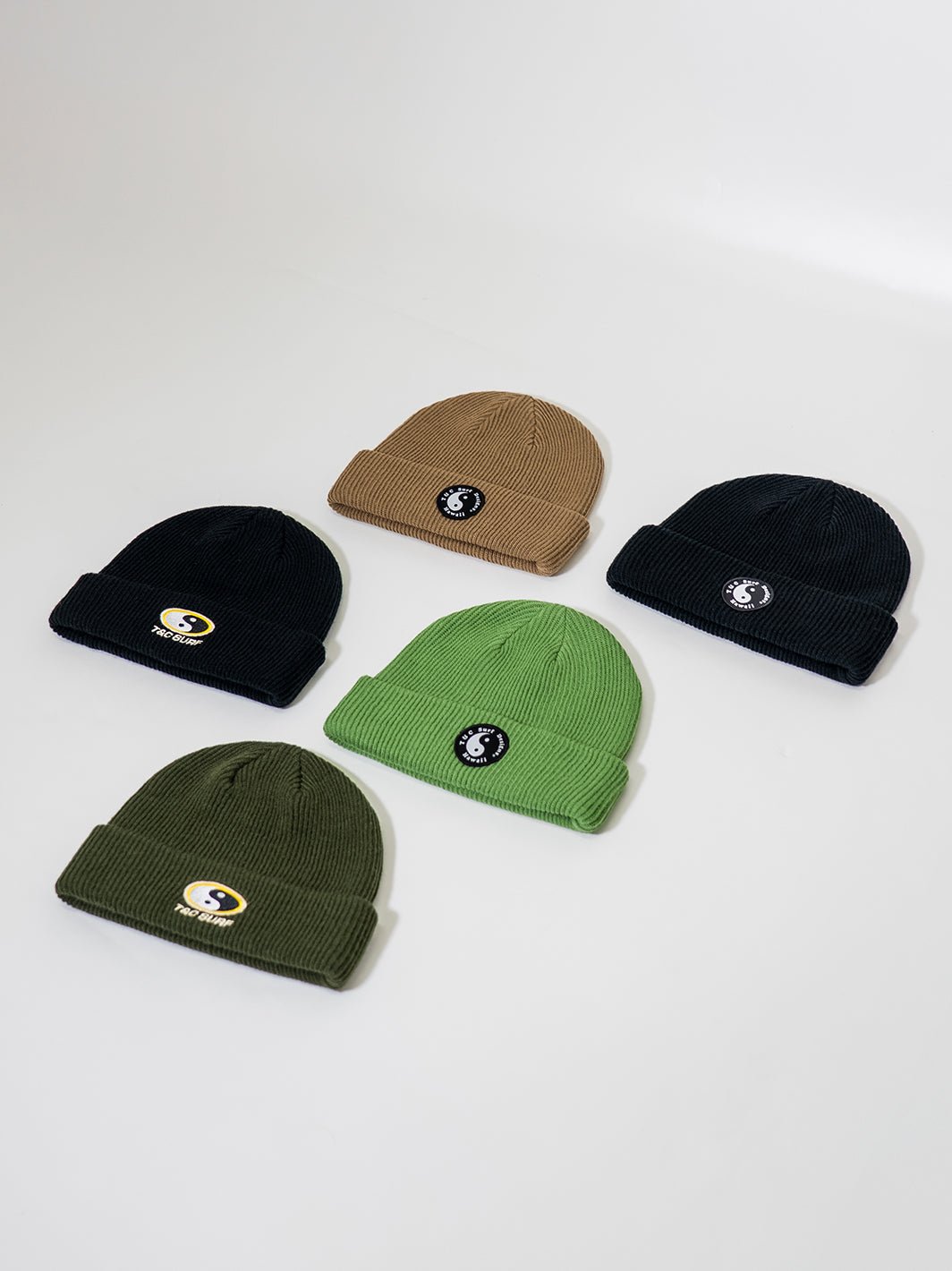 Australia Cylinder Beanie Black - T&C Surf Designs