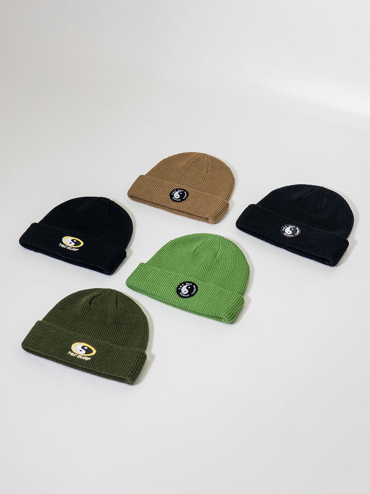 Australia Cylinder Beanie Black - T&C Surf Designs