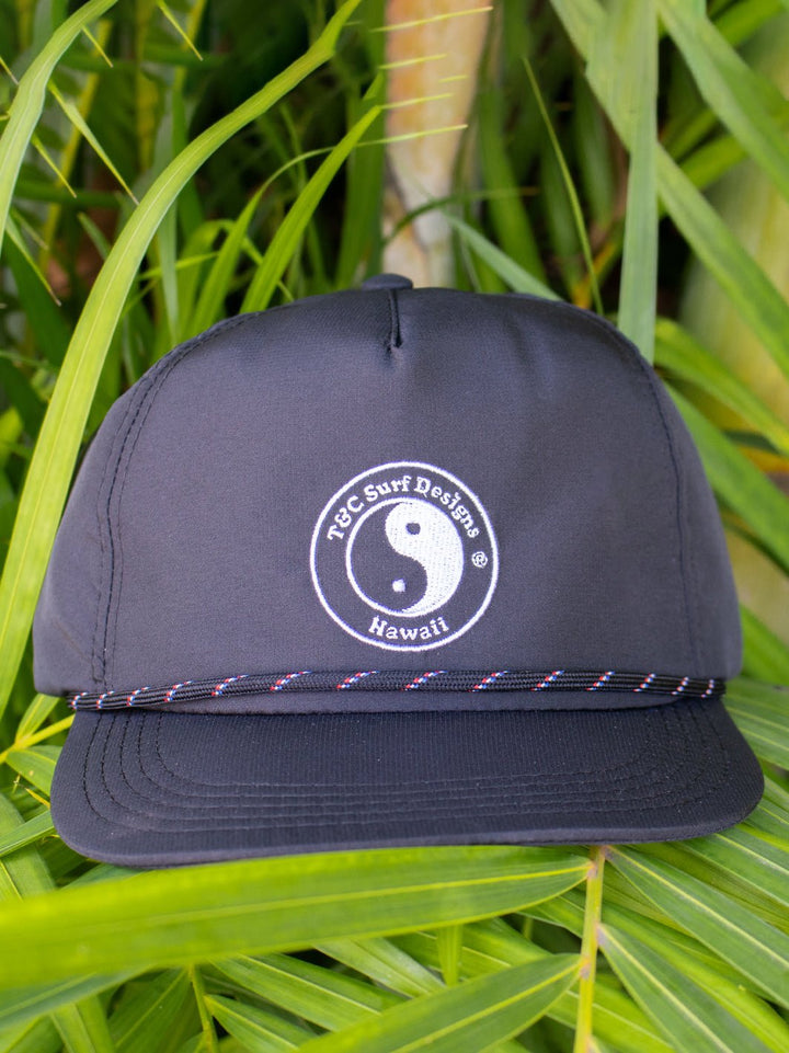 T&C Surf Designs Logo Flex Cap, Black