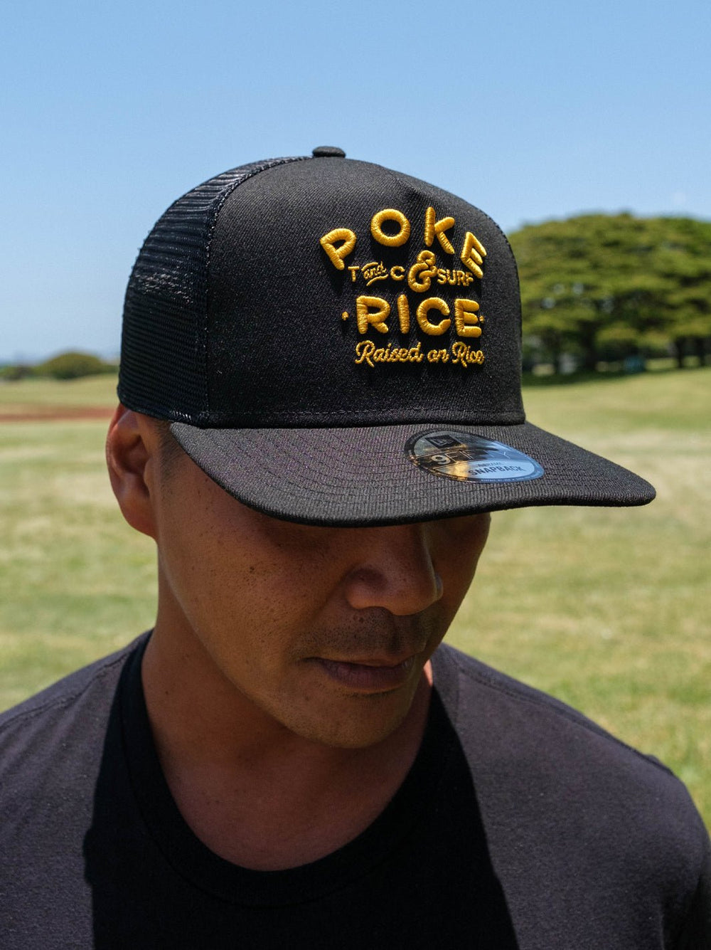 T&C Surf Designs Poke and Rice Cap, Black