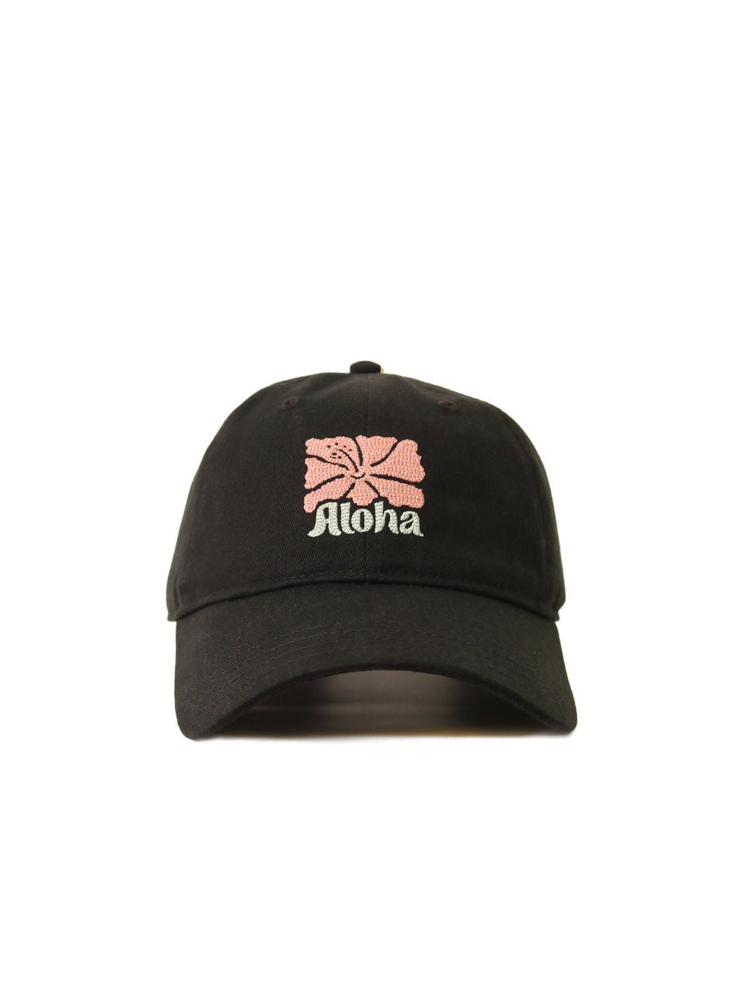 T&C Surf Designs Aloha Hibiscus Cap, Black