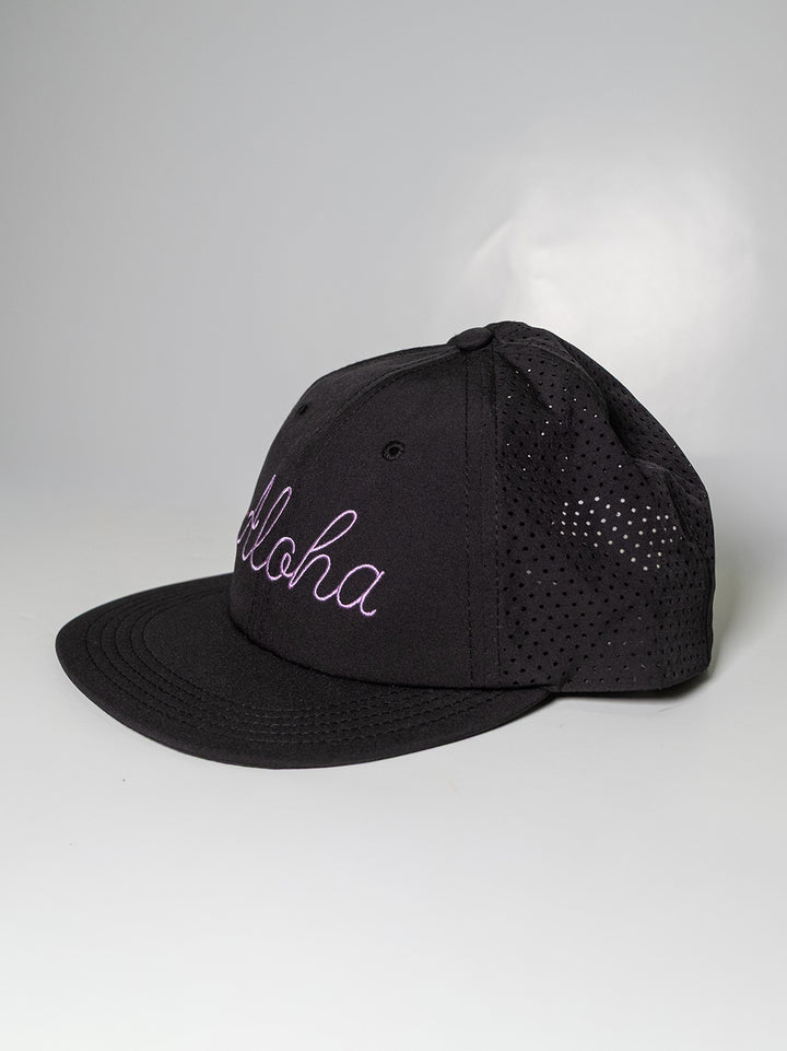 Cursive Aloha Cap