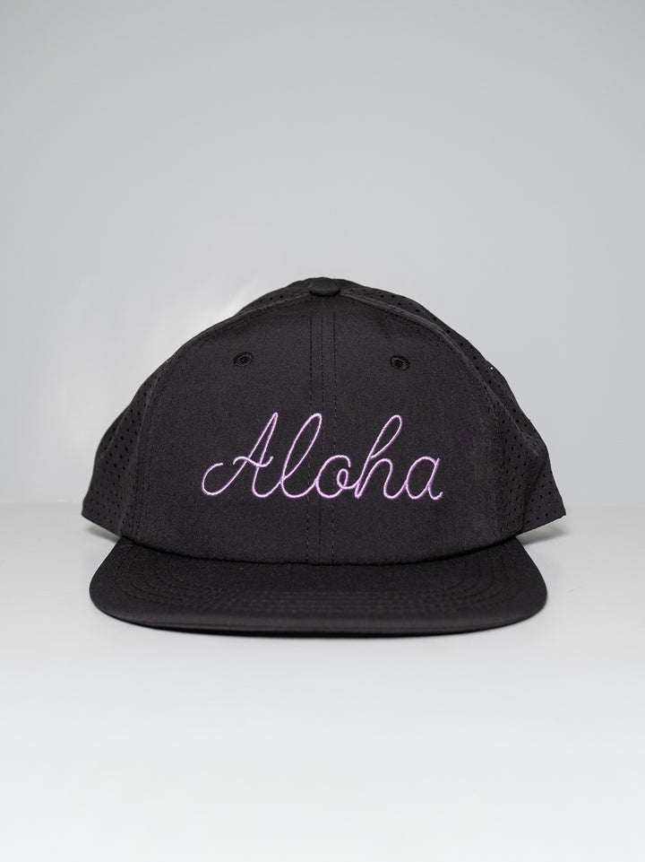 Cursive Aloha Cap