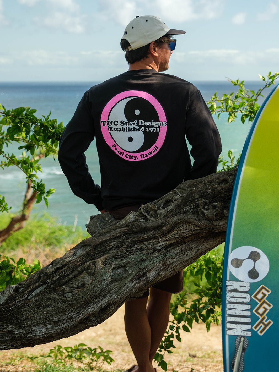 T&C Surf Designs Retro Neon Long Sleeve,