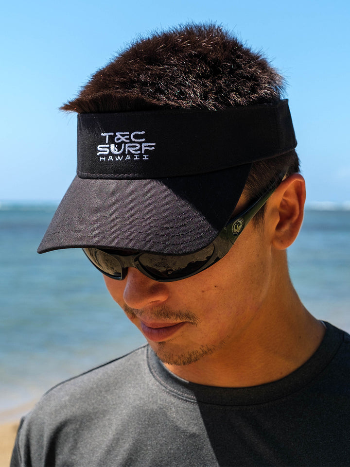 T&C Surf Designs Word Visor, Black