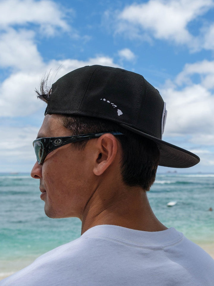 T&C Surf Designs Raised Logo New Era Snapback Cap,