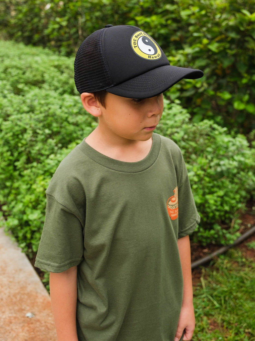 T&C Surf Designs Kids Standard Logo Trucker,