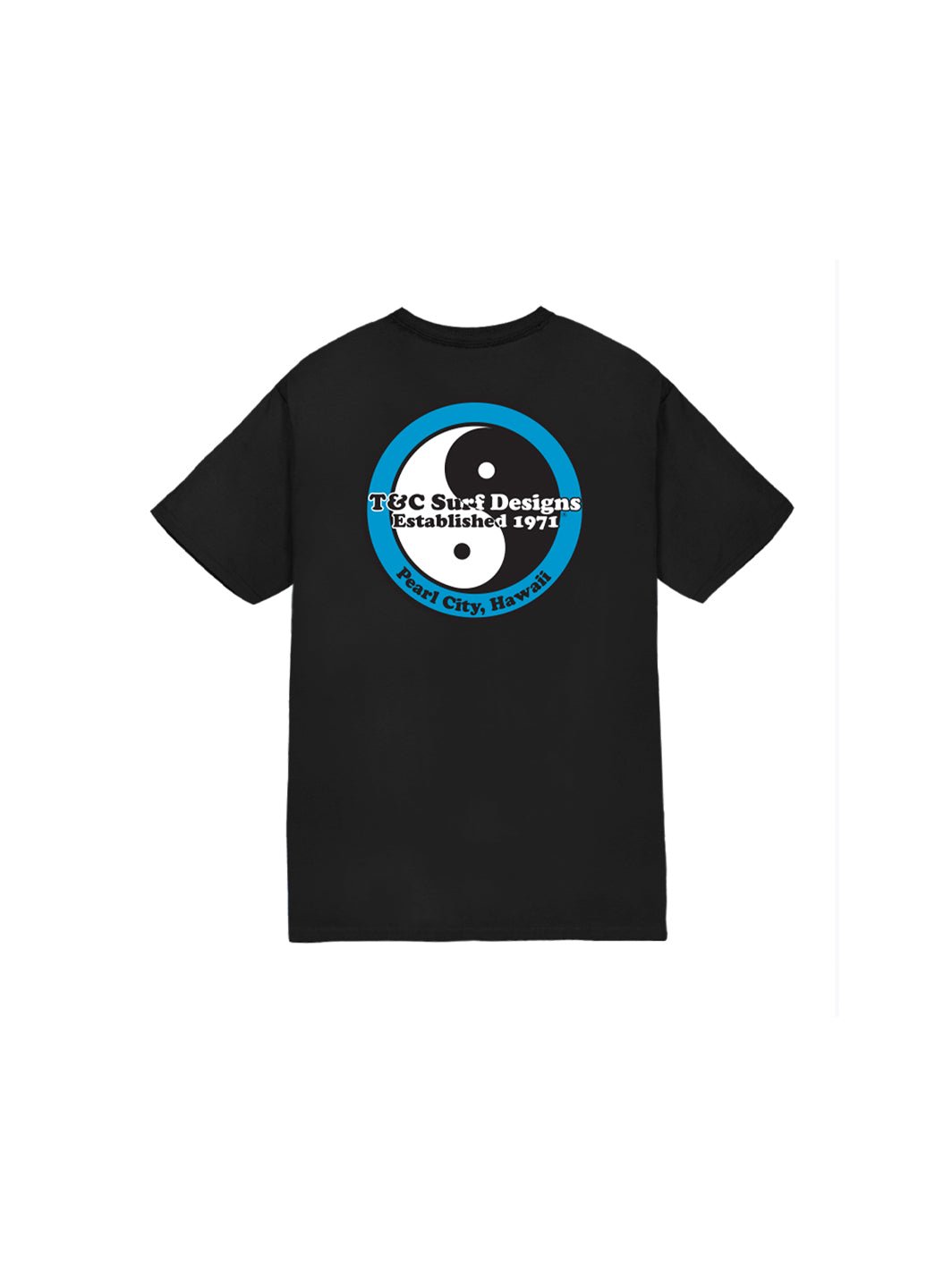 T&C Surf Designs Kids Retro Neon Logo Tee, XS / Black Blue