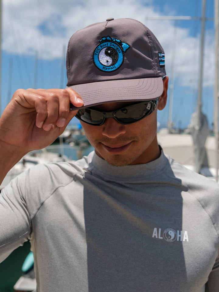 T&C Surf Designs Aloha With Islands Cap, Blue