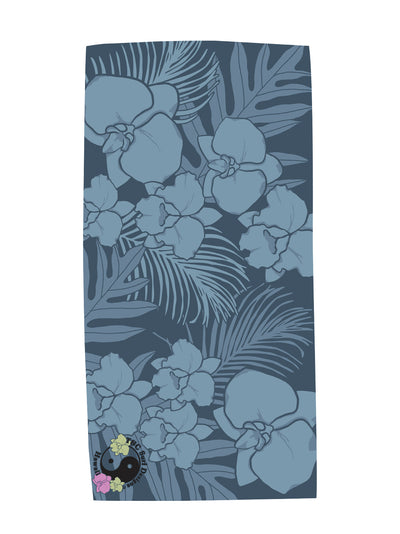 T&C Surf Designs T&C Surf Orchid Garden Microfiber Towel, Blue