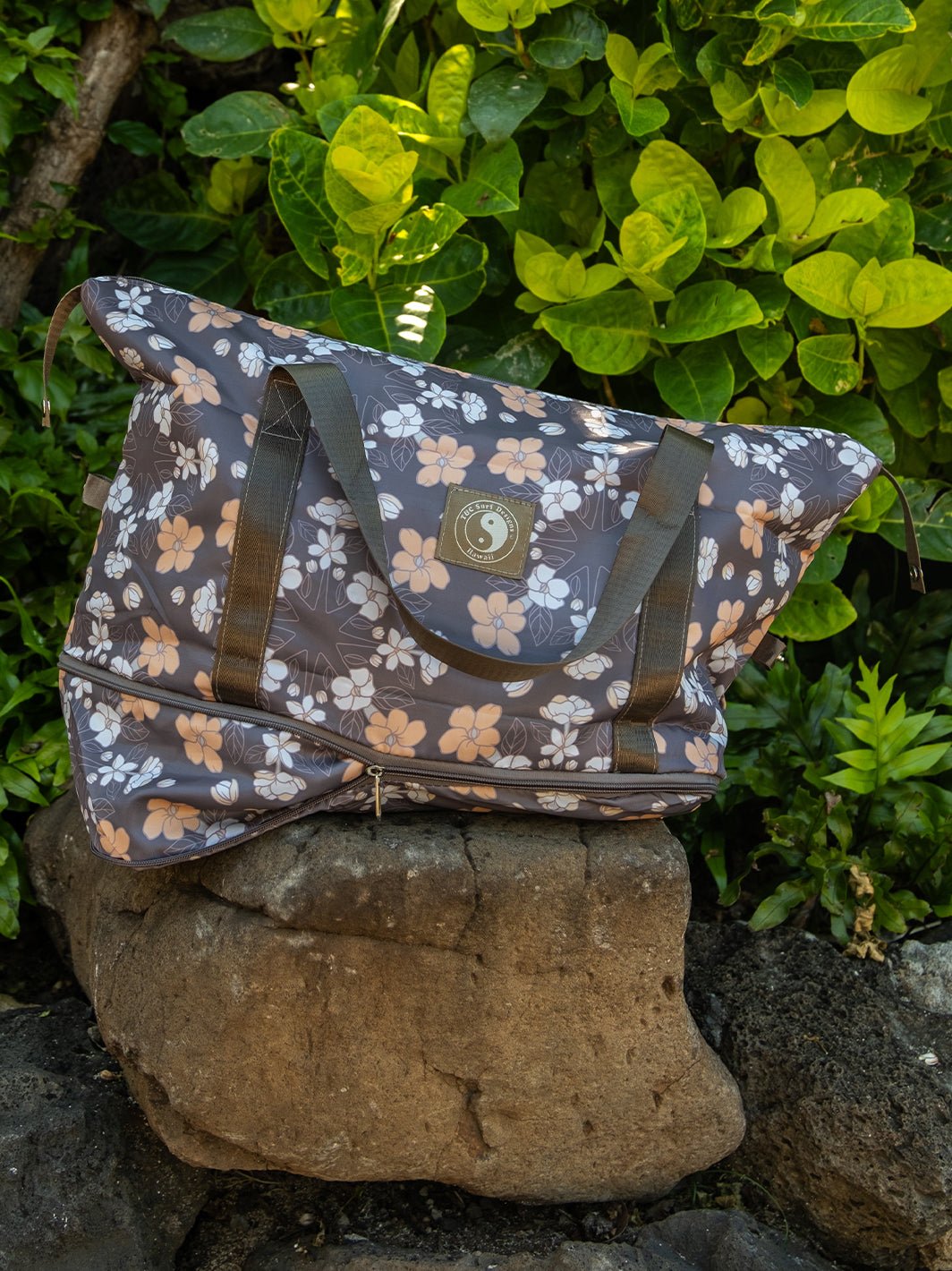T&C Surf Designs Pikake Puakenikeni Carry On Tote,