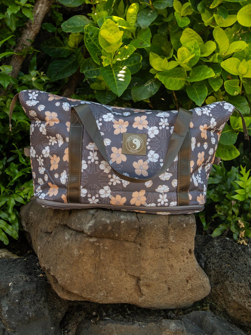T&C Surf Designs Pikake Puakenikeni Carry On Tote,