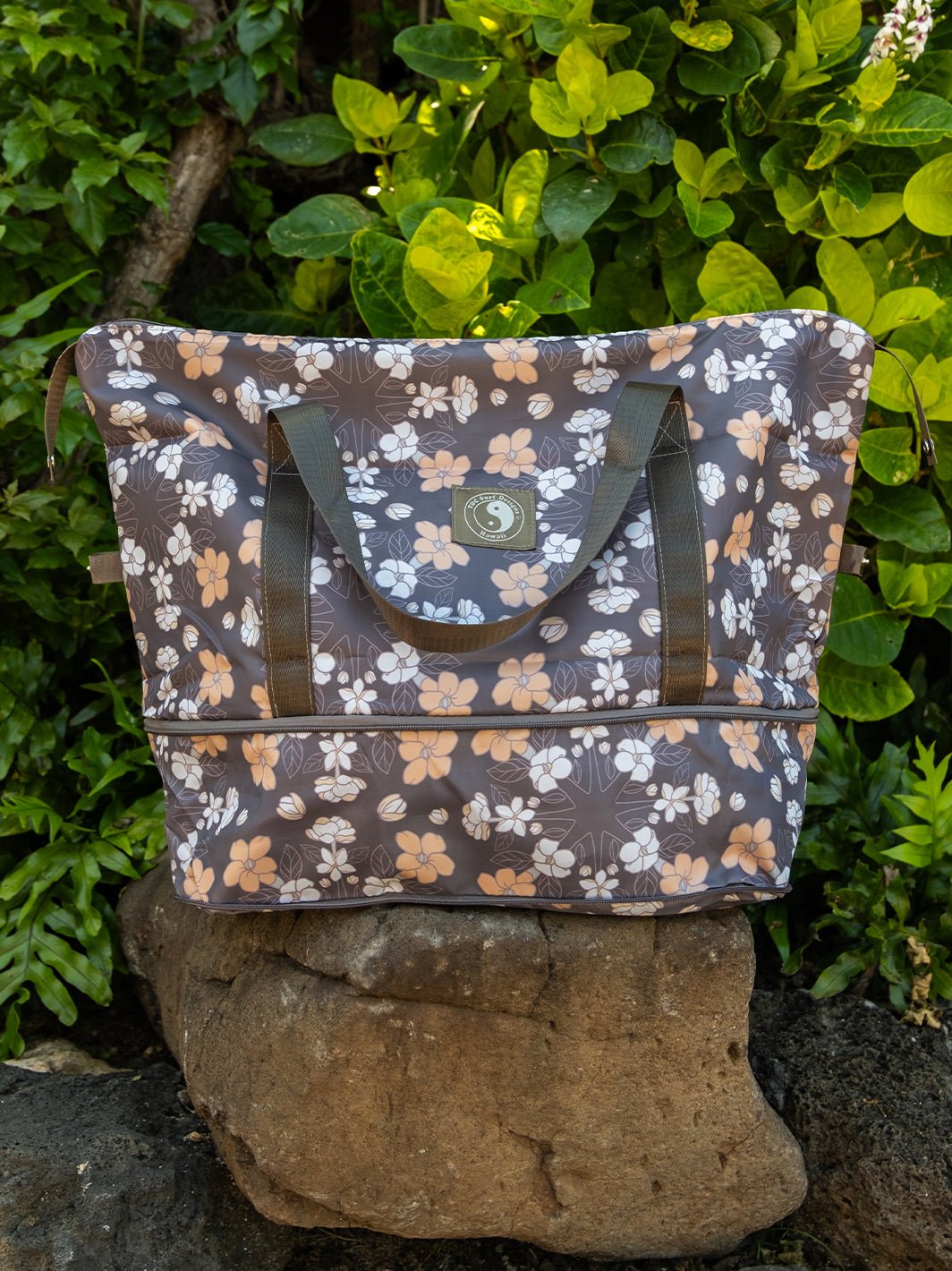 T&C Surf Designs Pikake Puakenikeni Carry On Tote,