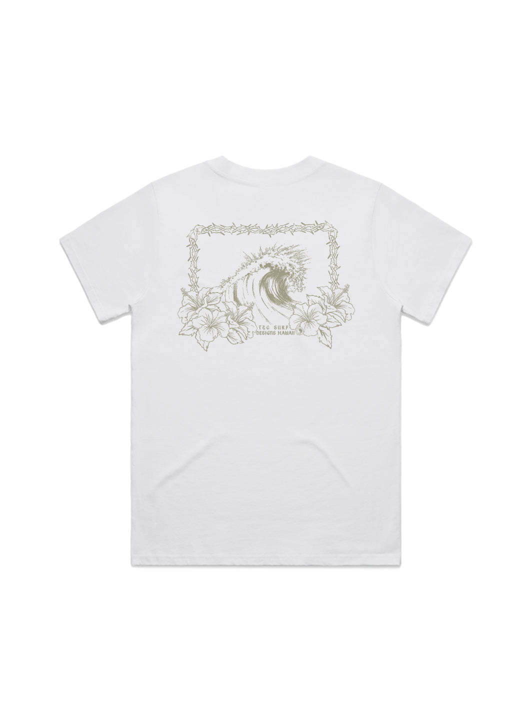 T&C Surf Designs Surf Minded Classic Tee, White / XS