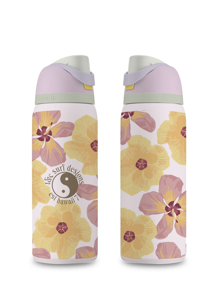 T&C Surf 32 oz Watercolor Hau Owala - T&C Surf Designs