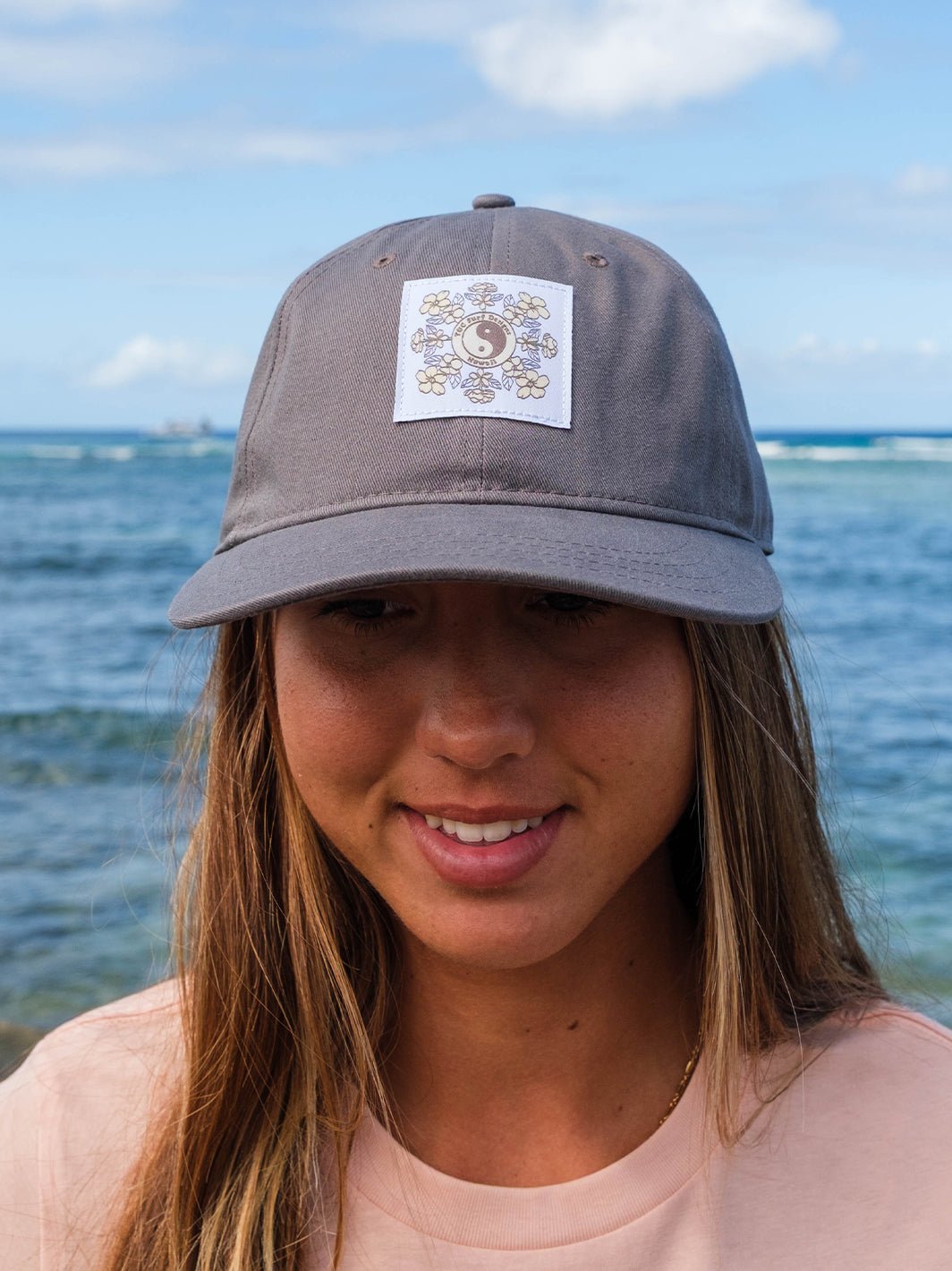 T&C Surf Designs Puakenikeni Pikake Cap, Charcoal
