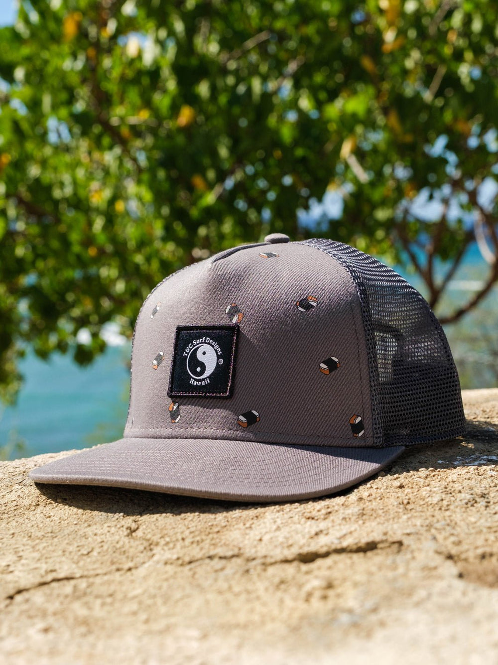 T&C Surf Designs More Spam More Better Trucker Cap, Charcoal