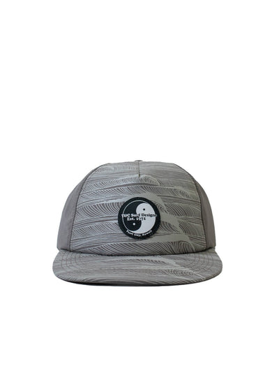 T&C Surf Designs Waves On Waves Cap, Charcoal