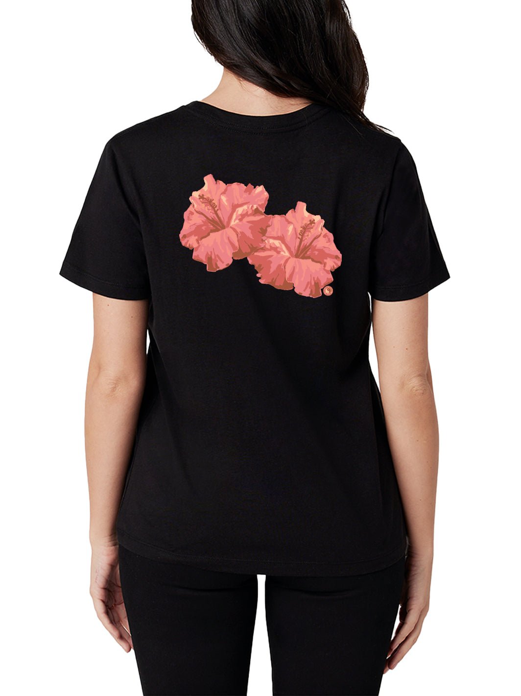 Watercolor Hibiscus Classic Tee - T&C Surf Designs