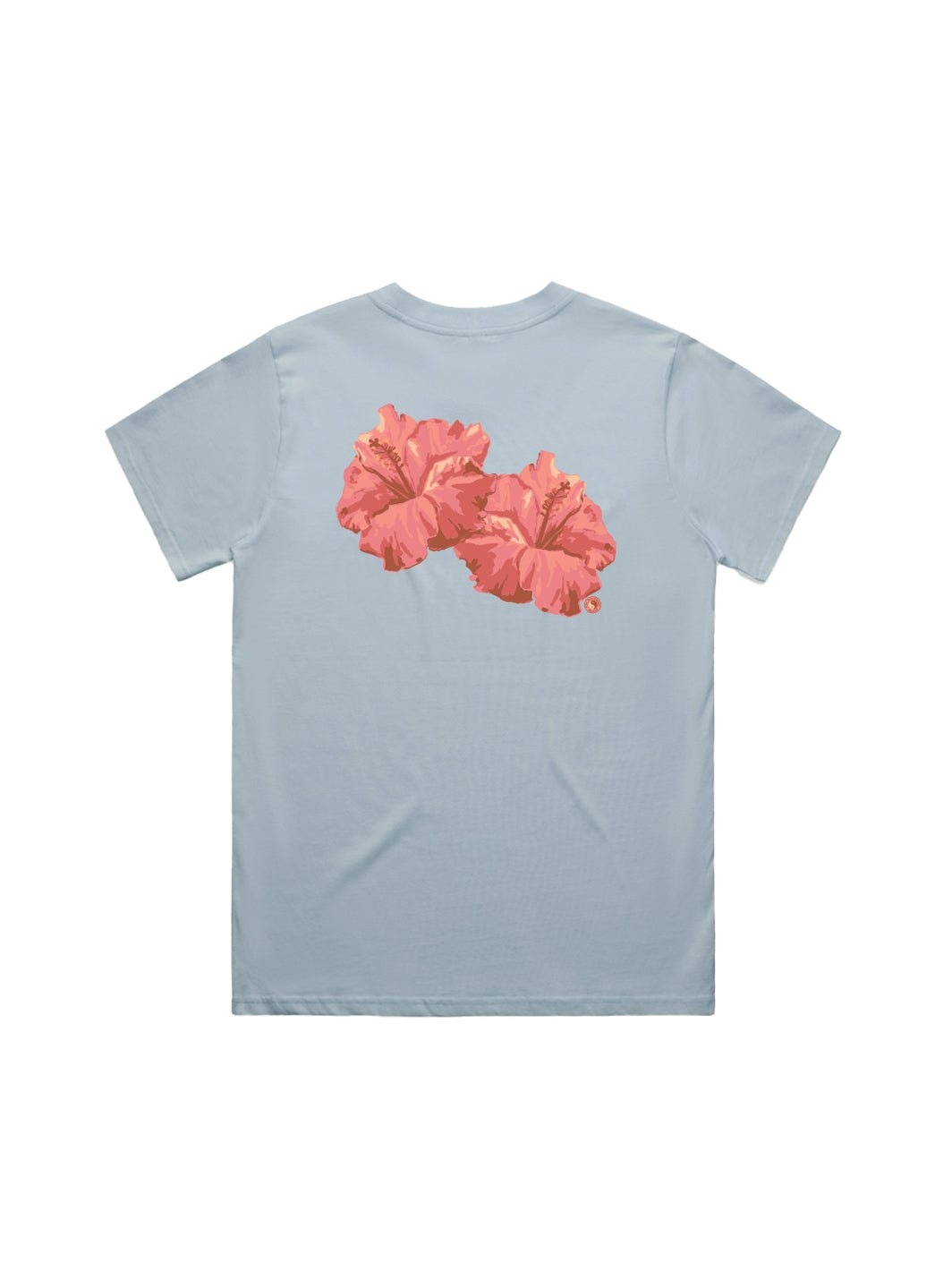 Watercolor Hibiscus Classic Tee - T&C Surf Designs