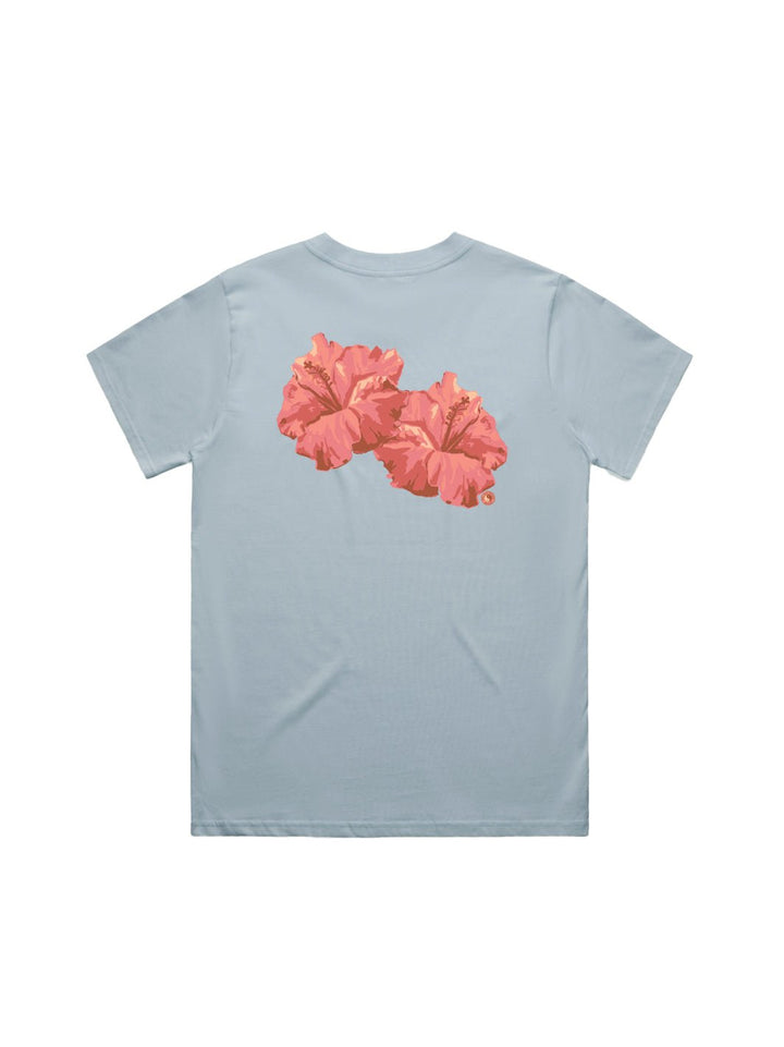 Watercolor Hibiscus Classic Tee - T&C Surf Designs