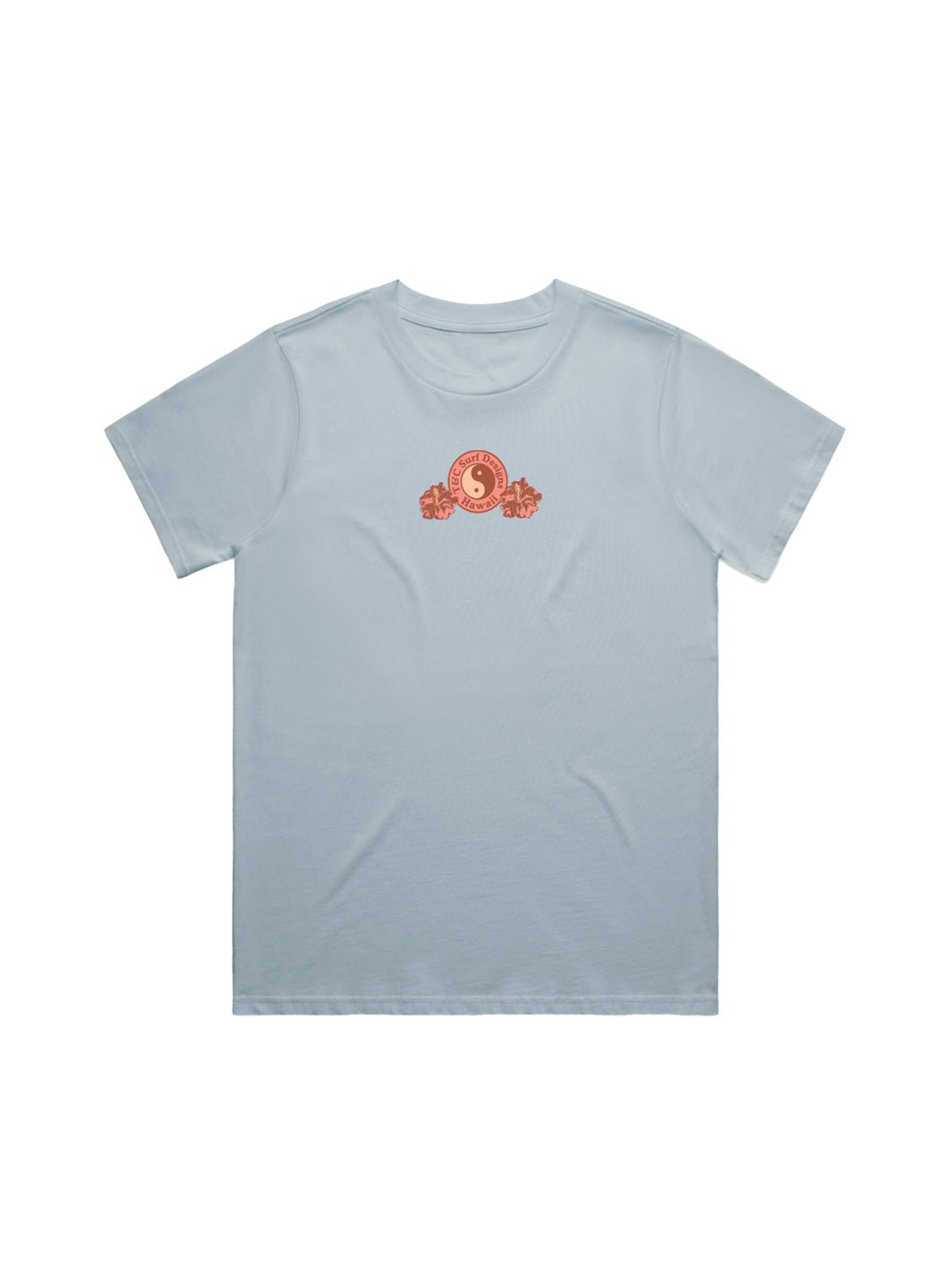 Watercolor Hibiscus Classic Tee - T&C Surf Designs