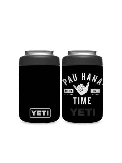 T&C Surf Designs T&C Surf 12 oz Pau Time Colster Can Insulator Yeti, Black