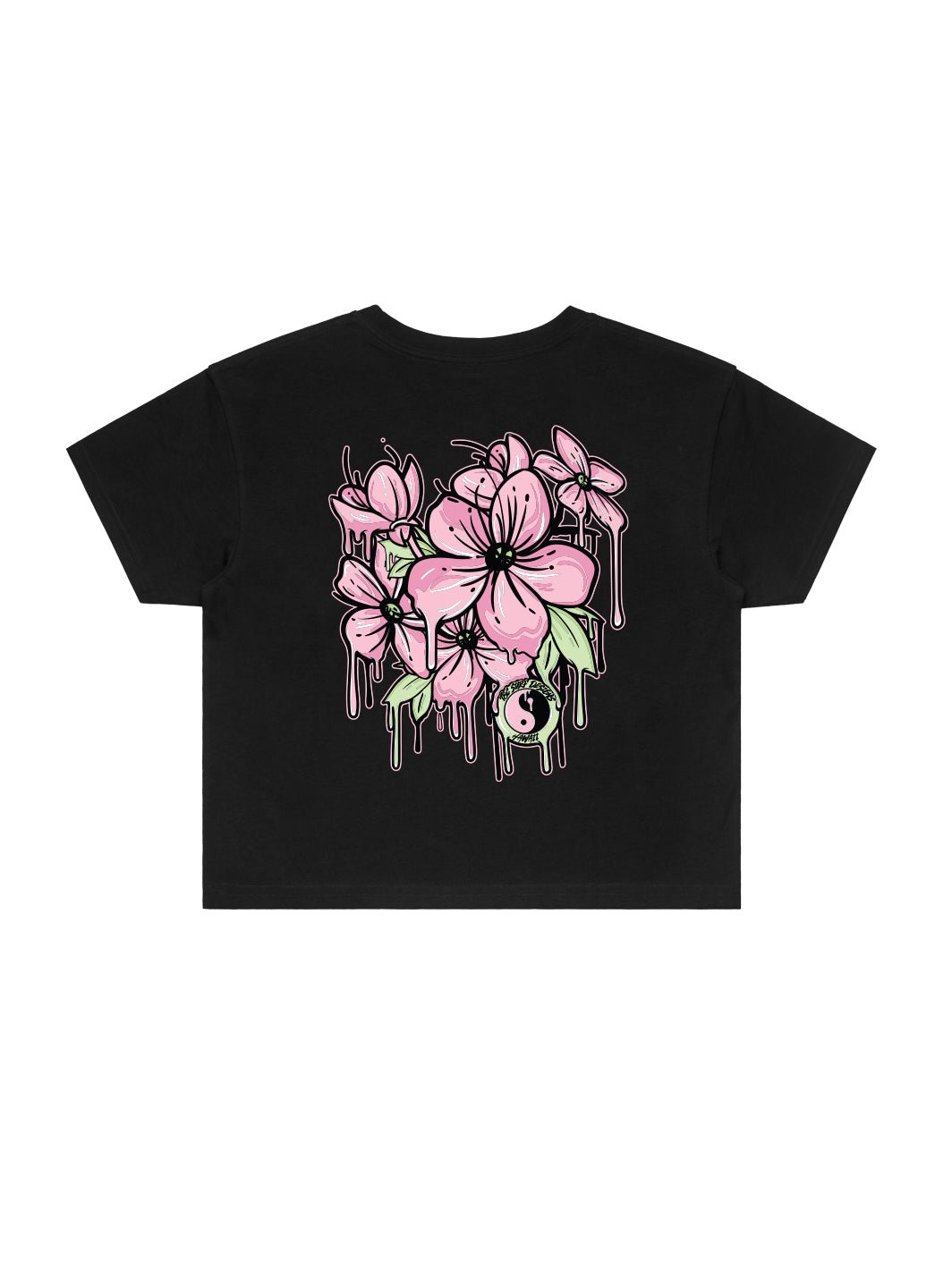 Sakura Drip Crop Tee - T&C Surf Designs