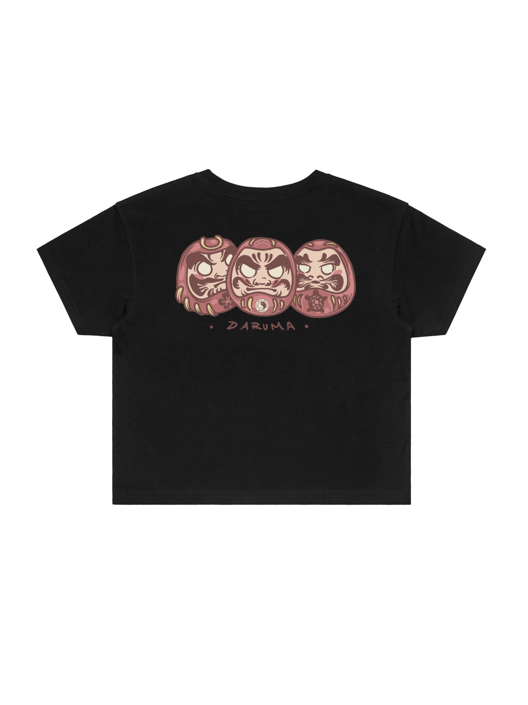 Daruma Trio Crop Tee