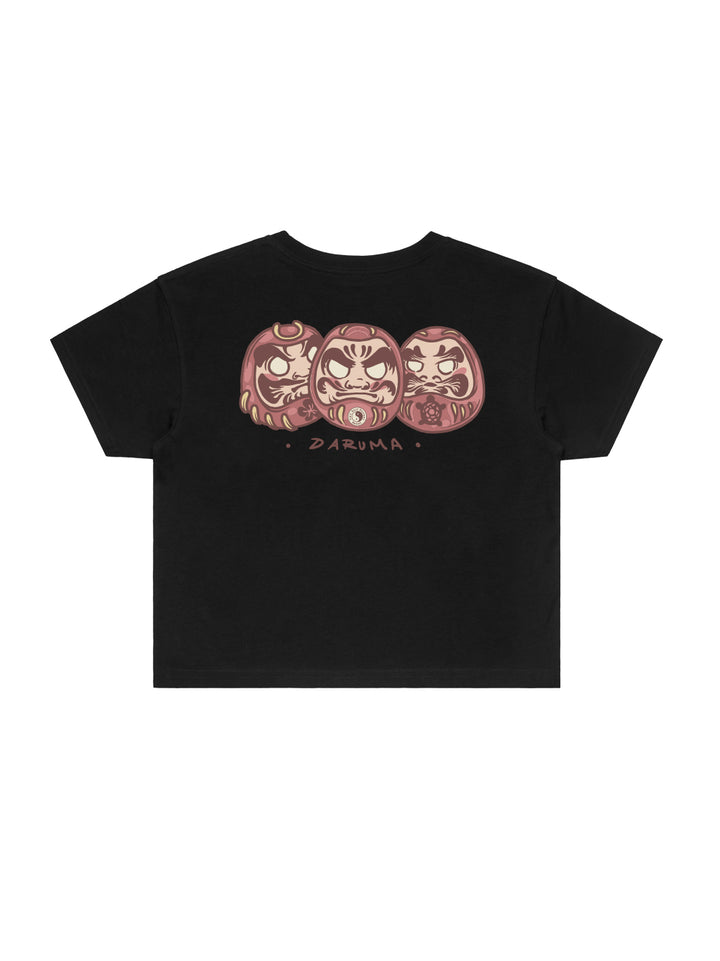 Daruma Trio Crop Tee