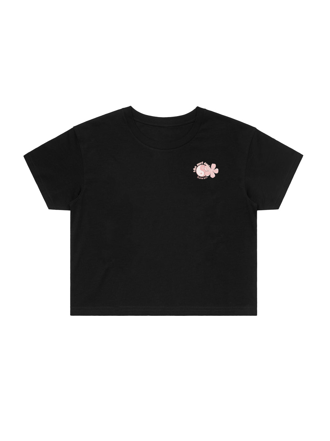 T&C Surf Designs Watercolor Pua Melia Crop Tee,