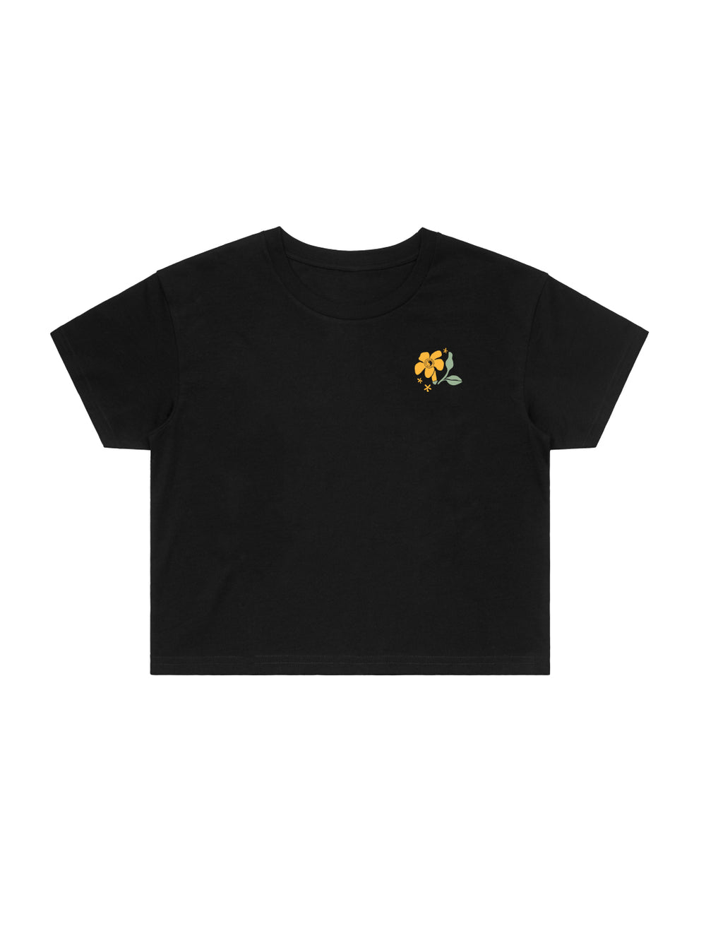 T&C Surf Designs Puakenikeni Blossom Crop Tee,