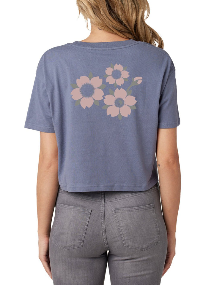 T&C Surf Designs Sakura Trio Crop Tee,