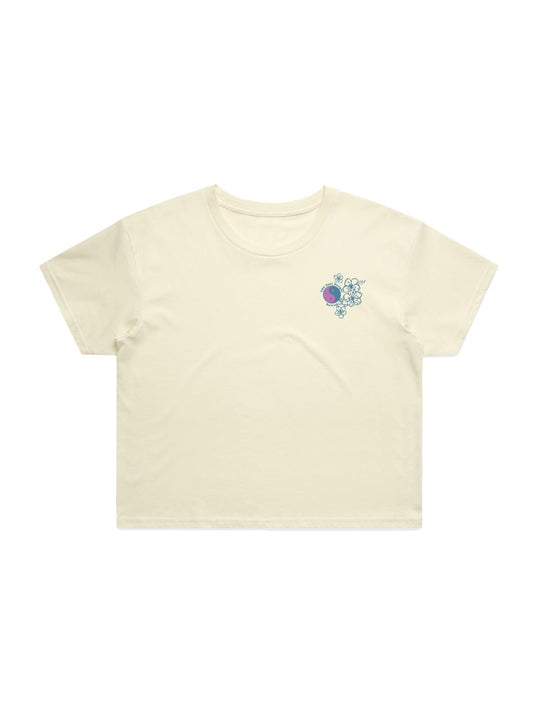 T&C Surf Designs T&C Surf Blossom Crop Tee,