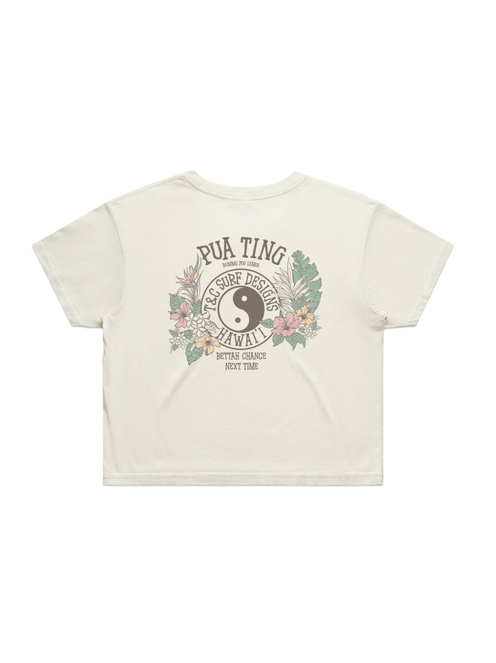 T&C Surf Designs Pua Ting Crop Tee,