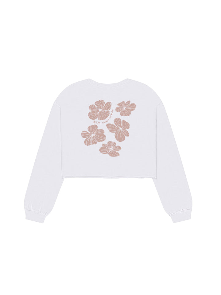 Flowers Crop Long Sleeve