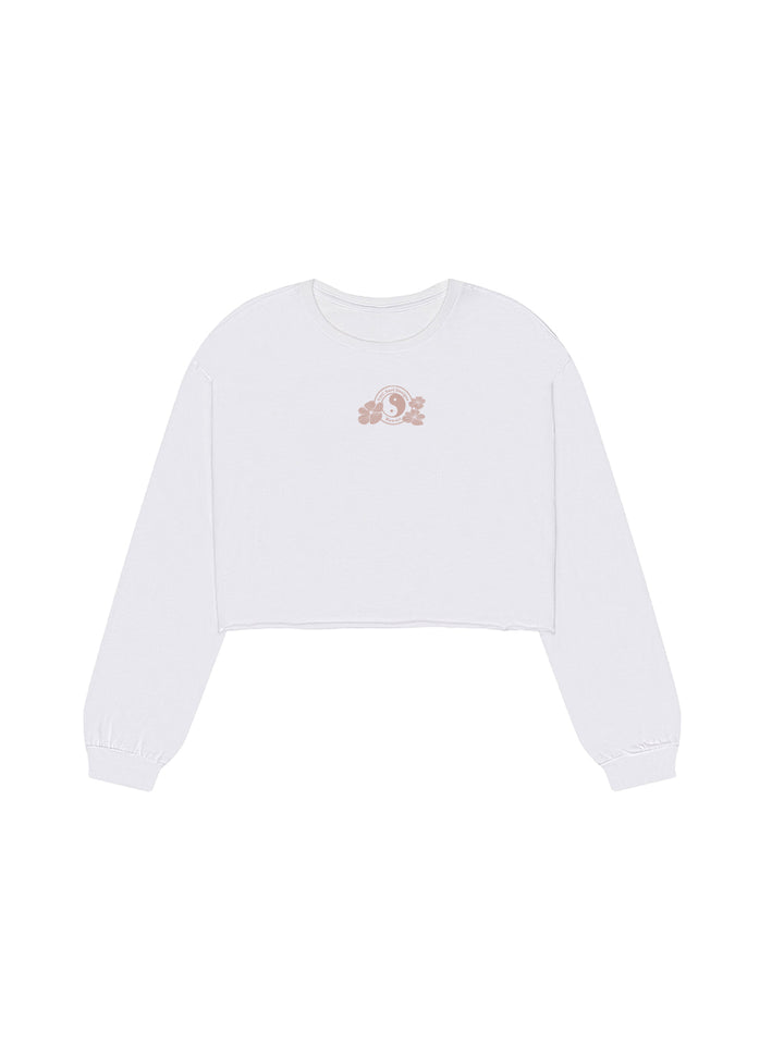 Flowers Crop Long Sleeve